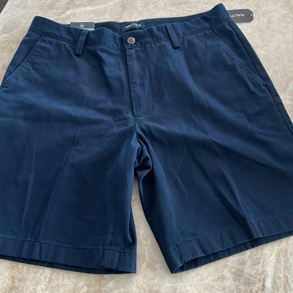 Navy Blue Shorts Men's Size 32 NEW
